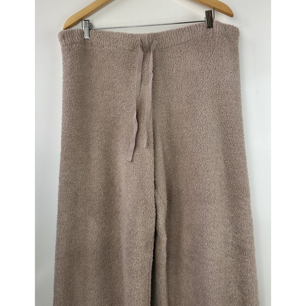 Softies Cozy Teddy Reverse Seam Crew Neck LS Top Pants Lounge Set Brown Size XL - Picture 10 of 16